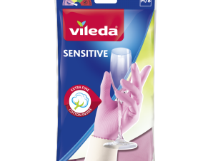 Γάντια Οικιακής Χρήσης Sensitive Medium Vileda (1 τεμ) 