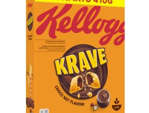 Δημητριακά Kellogs Choco Krave nut (410g)