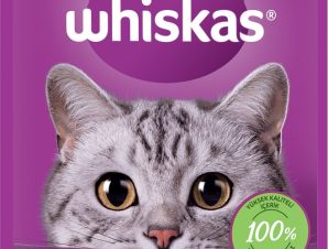 Τροφή για Γάτες με Σολομό σε Σάλτσα Whiskas (85γρ)