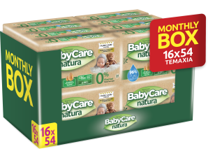 Μωρομάντηλα Natura Super Value Box Babycare (16×54τεμ)