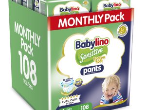 Πάνες Βρακάκι Babylino Pants Monthly Pack Unisex Extra Large No.6 (13-18g) (108τεμ)