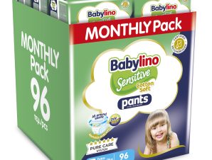 Πάνες Βρακάκι Babylino Pants Monthly Pack Unisex Extra Large Plus No.7 (15-25kg) (96τεμ)