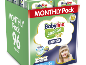 Πάνες Babylino Pants Cotton Soft Unisex Monthly Pack No7 Extra Large Plus (15-25kg) 96τεμ