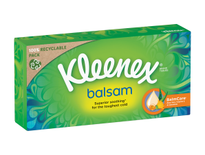 Χαρτομάντηλα επιτραπέζια Balsam Kleenex (72φ / 169 g)