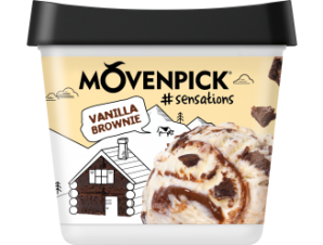 Παγωτό Vanilla Brownie Movenpick (500 ml)