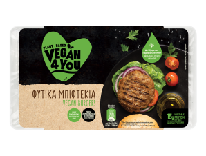 Φυτικά Μπιφτέκια Κατεψυγμένα Vegan4You (220 g)