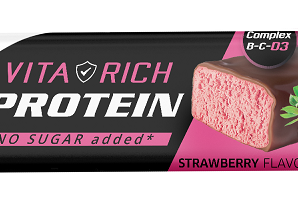 Μπάρα Πρωτεΐνης Strawberry Vita-Rich 30% MOOVEAT (60g)