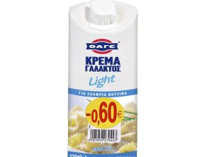 Κρέμα Γάλακτος Light 15% λιπαρά -0,60€ Φάγε (330 ml)