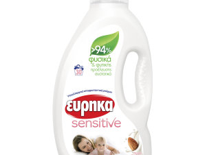 Υγρό απορρυπαντικό ρούχων sensitive Εύρηκα (1,5lt)