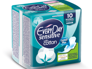 Σερβιέτες EveryDay Sensitive Cotton NORMAL Ultra Plus 10τμχ