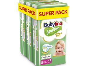 Πάνες Babylino Sensitive Value Pack No 5 (11-16 Kg) 3 Pack (132 τεμ)