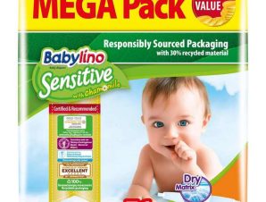 Πάνες Babylino Sensitive Mega Pack No 4+ (10-15Kg) (76 τεμ)