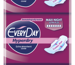 Σερβιέτες EveryDay Hyperdry MAXI NIGHT Ultra Plus Triple Pack 30 τεμ. STR -50%