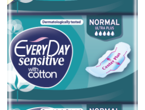 Σερβιέτες EveryDay Sensitive Cotton NORMAL Ultra Plus οικονομική συσκευασία 30 τεμ