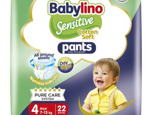 Πάνες Βρακάκι Babylino Pants Unisex Maxi No.4 (7-13kg) (22 τεμ)