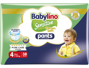 Πάνες Βρακάκι Babylino Pants Economy Unisex Maxi No.4 (7-13kg) (38 τεμ)