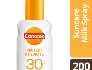 Αντηλιακό Γαλάκτωμα σε Spray Protect & Care SPF30 Carroten (200ml)