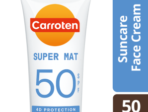 Αντηλιακή Κρέμα Προσώπου Super Mat SPF50 Carroten (50ml)