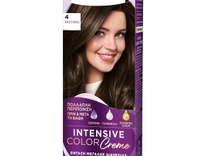 Βαφή Μαλλιών Intensive Color Cream No4 Καστανό Palette (50 ml)