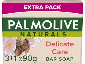 Σαπούνι Naturals Γάλα Αμυγδάλου Palmolive 3+1 Extra Pack (4Χ90g)