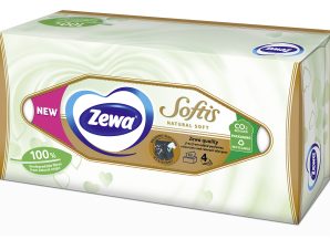 Επιτραπέζια Χαρτομάντηλα Softis Natural Soft Zewa (80φύλλα) 