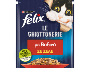 Τροφή για γάτες με Βοδινό Felix (85g)