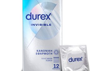 Προφυλακτικά Invisible Extra Sensitive Durex 12 τεμάχια