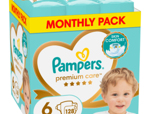 Πάνες Pampers Premium Care Monthly Pack Νο6 (13-18kg) 128τεμ