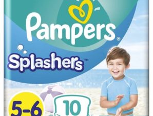 Pampers Πάνες Splashers (10τεμ) Μεγεθος 5-6 (14+kg)