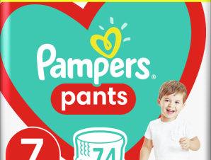 Πάνες Pampers Pants No7 Mega Pack (17+kg) 74 τμχ