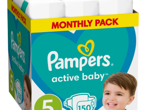 Πάνες Pampers Active Baby Μέγεθος 5 (11-16 kg) (150τεμ)