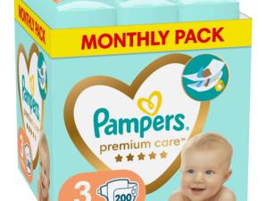 Πάνες Pampers Premium Care Μέγεθος 3 (6-10 kg) (200τεμ)