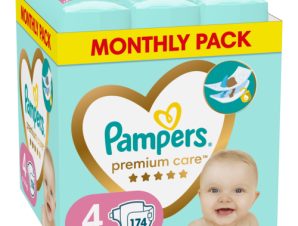 Πάνες Pampers Premium Care Μέγεθος 4 (9-14 kg) (174τεμ)