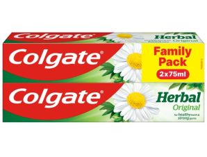 Οδοντόκρεμα Herbal Colgate (2Χ75ml) Family pack