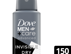 Αποσμητικό Spray Advanced Invisible Dry Dove Men+ Care (150 ml) 1+1 Δώρο