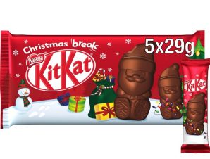 Σοκολάτα Γάλακτος KitKat Santa 5x29g