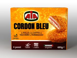 Cordon bleu κοτόπουλου πανέ κατεψυγμένα ΑΙΑ (240g)