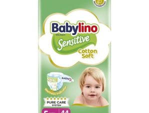 Πάνες Babylino Sensitive Cotton Soft Value Pack No5 (11-16Kg) 44τεμ