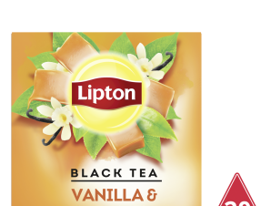 Τσάι Μαύρο Βανίλια Καραμέλα Lipton (20 πυραμίδες x 1,7 g)