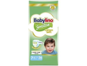 Πάνες Babylino Sensitive Cotton Soft Value Pack No7 (15+Kg) 36τεμ