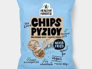 Chips Ρυζιού με Θαλασσινό Αλάτι και Μαύρο Πιπέρι Healthy habits (60g)