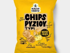 Chips Ρυζιού με Γεύση Τυρί Healthy habits (60g)