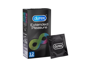 Προφυλακτικά Με Επιβραδυντικό Τζέλ Extended Pleasure Durex 12 τεμάχια