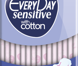 Σερβιέτες EveryDay Sensitive Cotton SUPER Ultra Plus Center Plus 30τεμ.