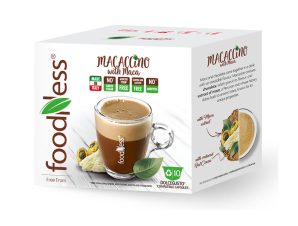 Foodness Macaccino with Maca συμβατές κάψουλες Dolce Gusto 10 τεμάχια