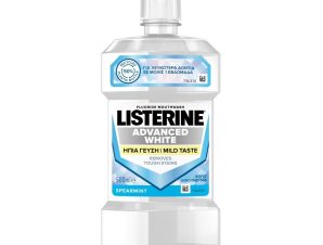 Στοματικό Διάλυμα με Ήπια Γεύση Advanced White Listerine (500ml)