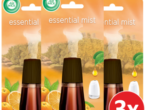 Ανταλλακτικό Essential Mist με άρωμα Μανταρίνι & Πορτοκάλι Airwick (3x20ml)