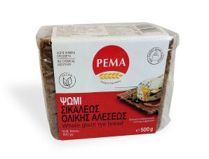 Ψωμί Ολικής Άλεσης σε φέτες PEMA (500 g)