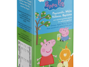 Peppa Pig Μήλο Πορτοκάλι Ροδάκινο Βερίκοκο Nutri Valley (250ml)