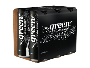 Σόδα κουτί Green (6×330 ml)